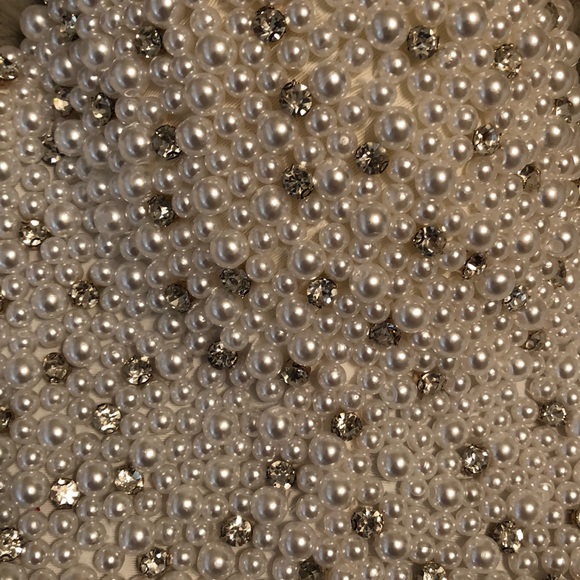 Windsor pearl rhinestone bustier - Picture 4 of 5